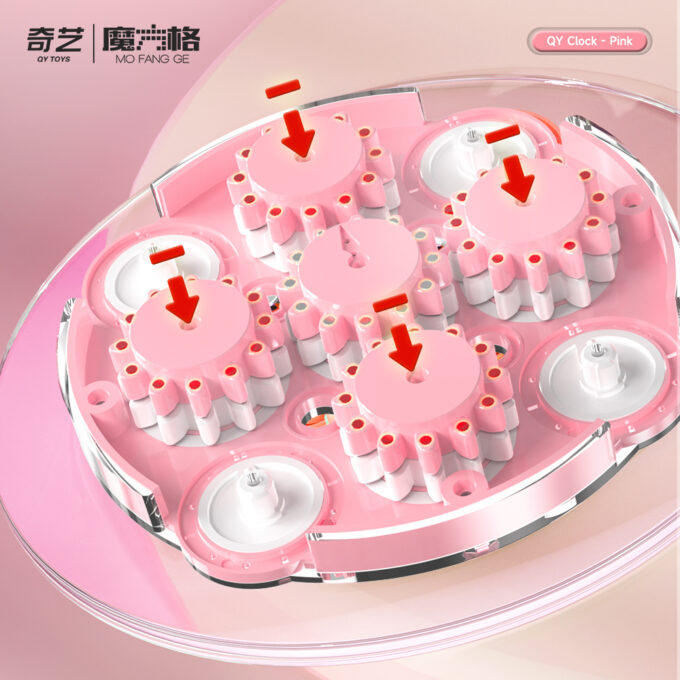 QiYi Magnetic Clock Pink - Image 4